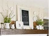 Photos of Ideas On Decorating A Mantel