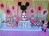 Cheap Minnie Mouse Birthday Decorations Photos