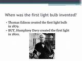 Images of Electric Power And Light Bulb Inventor