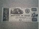 Republic Of Texas 3 Dollar Bill Images