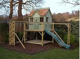 Pictures of Garden Wooden Climbing Frames