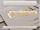 Gold Foil Business Cards Cheap Photos