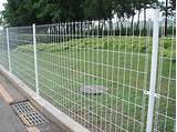 Black Welded Wire Fence Panels