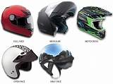 Pictures of Different Style Motorcycle Helmets