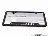 Audi Truth In Engineering License Plate Frame
