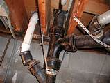Photos of Cast Iron Drain Pipe Leak Repair