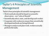 Taylor''s Principles Of Scientific Management