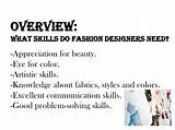Photos of What Qualifications Do You Need To Be A Fashion Designer