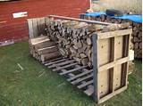Firewood Storage Rack Pallets Images