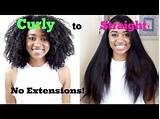 Images of How To Straighten Natural Black Hair Without Chemicals Or Heat