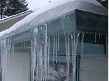 Ice Dam On Roof Pictures