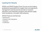 Apics Supply Chain Certification Pictures