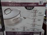 Pictures of Kirkland 13 Piece Stainless Steel Cookware
