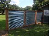 Photos of Corrugated Aluminum Fence