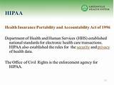 Pictures of Health Insurance Portability And Accountability Act Of 1996 Hipaa