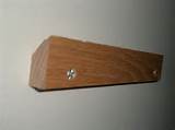 Wood Wall Mount Business Card Holder