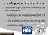 Auto Loan Online Pre Approval Images