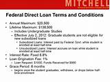 Federal Direct Graduate Plus Loan