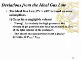 Ideal Gas Law Assumptions