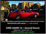 1998 Toyota Camry Tires Size Pictures