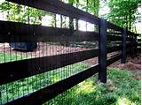 Black Vinyl Welded Wire Fence Images