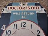 The Doctor Is In Out Sign