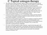 Photos of Vaginal Estrogen Therapy