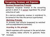 Recognition Of Revenue And Expenses