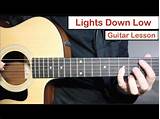 Lights Down Low Guitar Tab