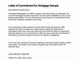 Pictures of Mortgage Loan Commitment Letter