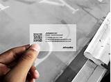 Plastic Business Card Mockup Photos