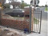 Photos of Brick And Wrought Iron Fence