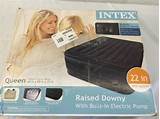 Intex Raised Downy Queen Airbed With Built In Electric Pump Images