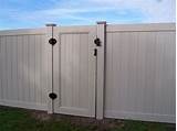 Vinyl Fence Tan Pictures