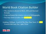 Photos of Citation Builder Apa