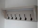 Iron Coat Rack With Shelf