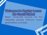 Payday Loans No Credit Check Images
