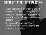 Different Types Of Depression Images