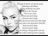 Pictures of Cyrus Miley We Can Stop Lyrics