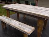 Images of Barn Wood Kitchen Table