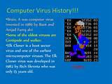 Computer Virus History Photos