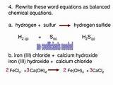 Pictures of Hydrogen Chloride Word Equation
