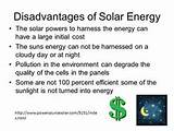 Solar Cells Disadvantages Pictures
