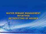 Photos of Water Demand Management