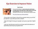 Pictures of Eye Exercises To Improve Vision