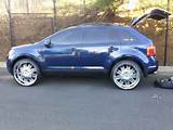 Pictures of Ford Edge 24 Inch Rims