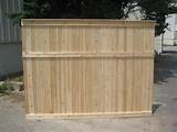 4''x8'' Wood Fence Pictures