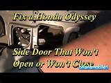 Photos of Honda Odyssey Automatic Sliding Door Wont Close