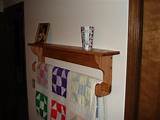 Pictures of Wall Quilt Rack Designs