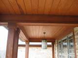 Exterior Wood Plank Ceiling